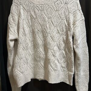 Cozy Knit Sweater - Cream